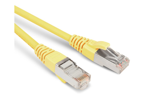 Hyperline PC-LPM-STP-RJ45-RJ45-C6-3M-LSZH-YL Патч-корд U/FTP, экранированный, Cat.6 (100% Fluke Component Tested), LSZH, 3 м, желтый