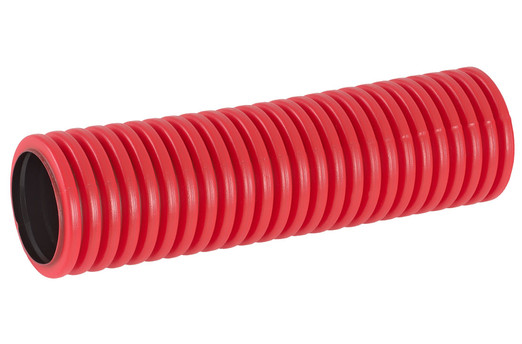 Труба для защиты кабеля жесткая тип 450 красная d=110мм (6м)